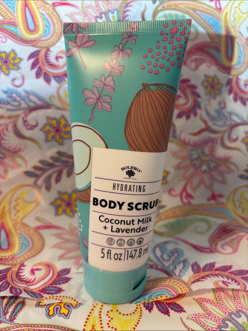 Bolero Beverly Hills Hydrating Coconut Milk + Lavender Body Scrub